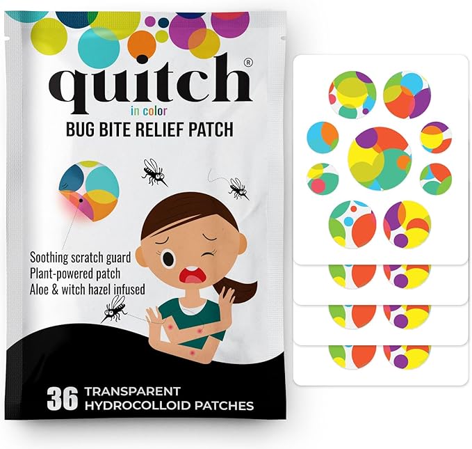 Quitch Mosquito Bite Itch Relief Patch, After Bite Insect Bite Treatment, Anti I