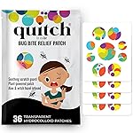 Quitch Mosquito Bite Itch Relief Patch, After Bite Insect Bite Treatment, Anti Itch Cream Alternative, Insect Bite Relief, Cruise, Travel and Camping Essential for Kids