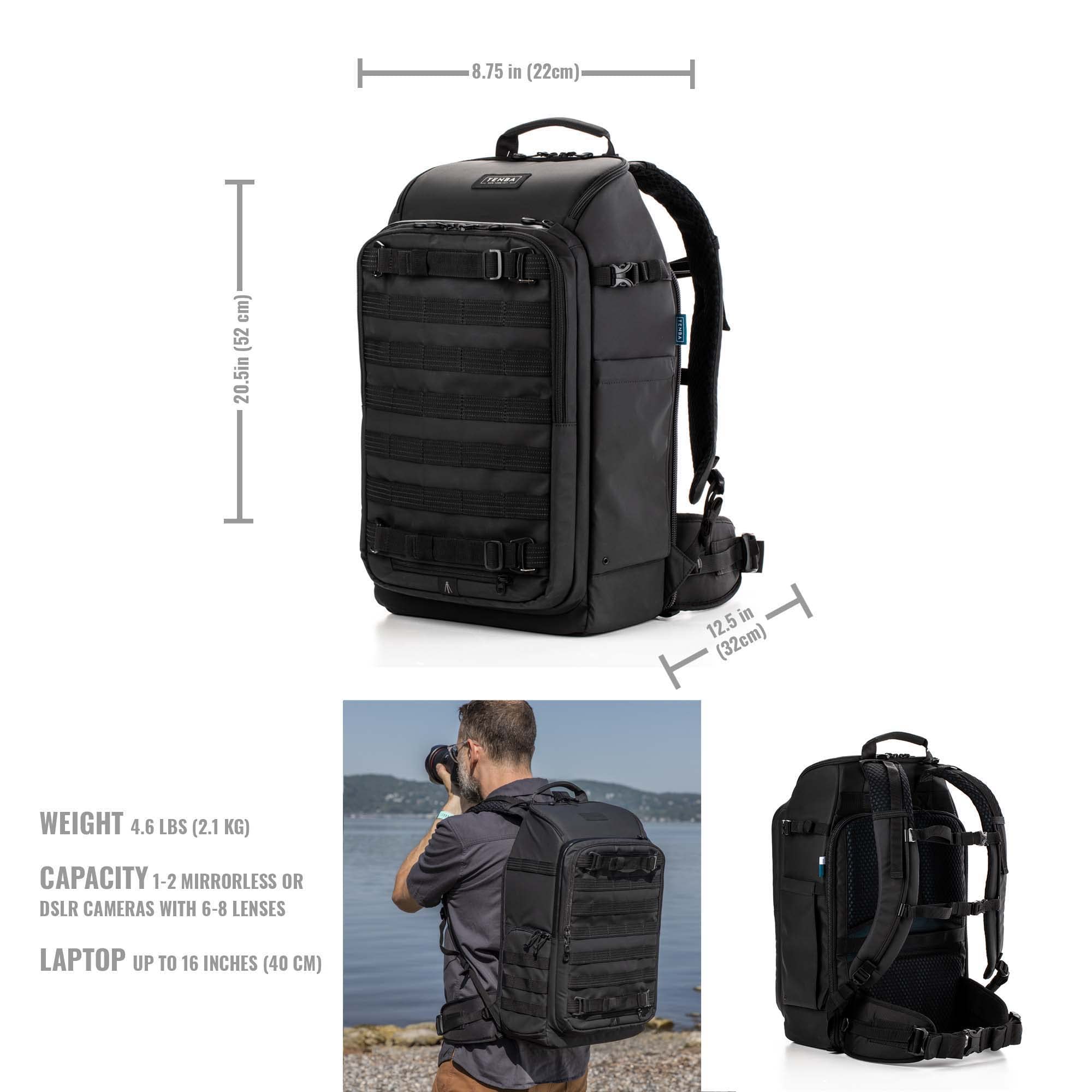 Tenba Sac Axis V2 Backpack 24L Noir