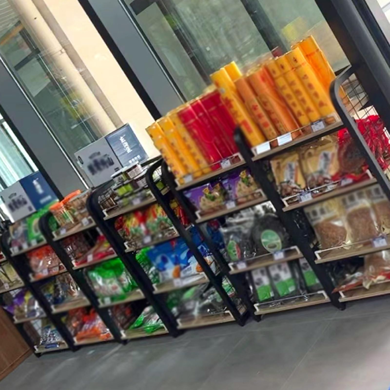 Verstellbares Regal mit 4 Ebenen für Einzelhandel und Heimorganisation, platzsparendes Regal für Supermärkte, Convenience Stores, Garage, Speisekammer