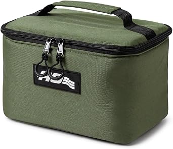 AO Coolers Pack-N-Go Canvas Soft Travel or Lunch Coolers with High-Density Insulation, 6-Can