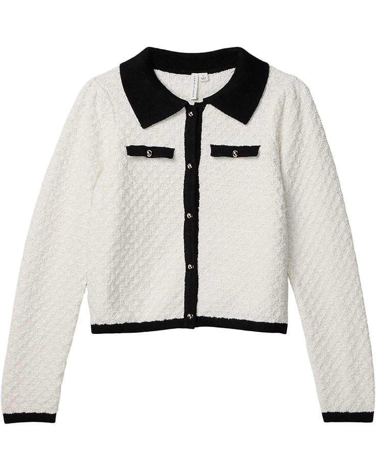 Janie and Jack Boucle Sweater Cardigan (Toddler/Little Kid/Big Kid) - Main View