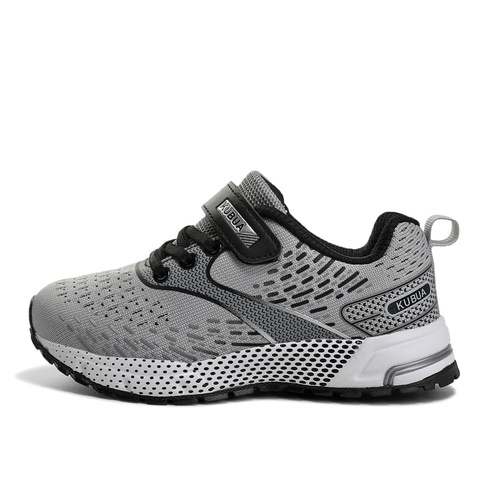 Kids Running Shoes for Boys Sneakers Girls Gym Tennis Shoes Toddler Sport Athletic Grey Silvery 11 Little Kid