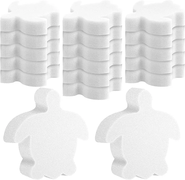 Ukulork 18/24 Pack Pool Oil Absorbing Scum Sponge, Hot Tub Scum Absorber, Hot Tub Accessories for Swimming Pool and Spa