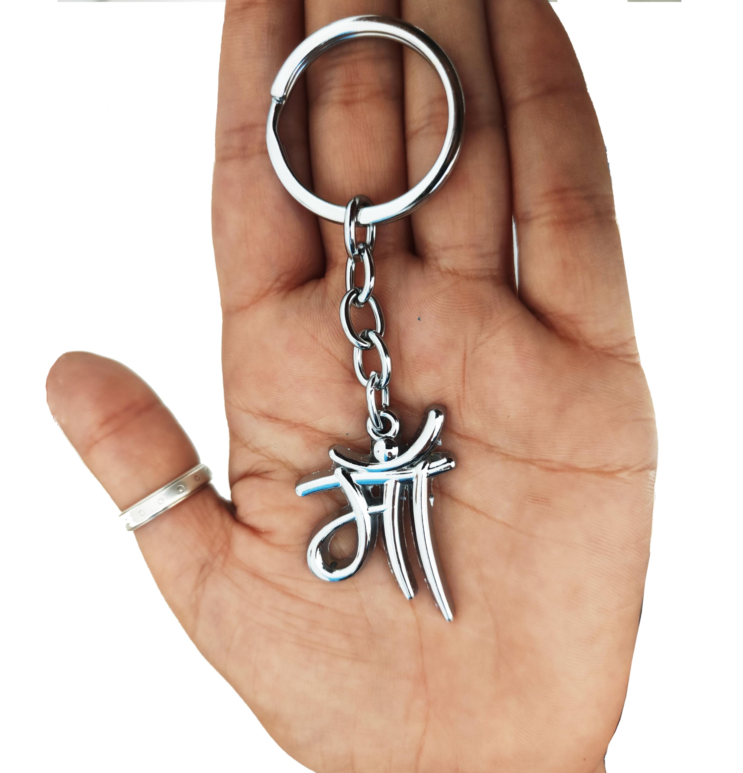 ME & YOU Maa keychain |Unique &perfect accessory |Black Keyring |Metallic Keyring | mother keychain gift on her Mother's day, Anniversary,birthday 2