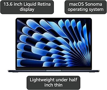 Amazon.com: Apple MacBook Air with Apple M3 Chip, 13-inch, 8GB RAM