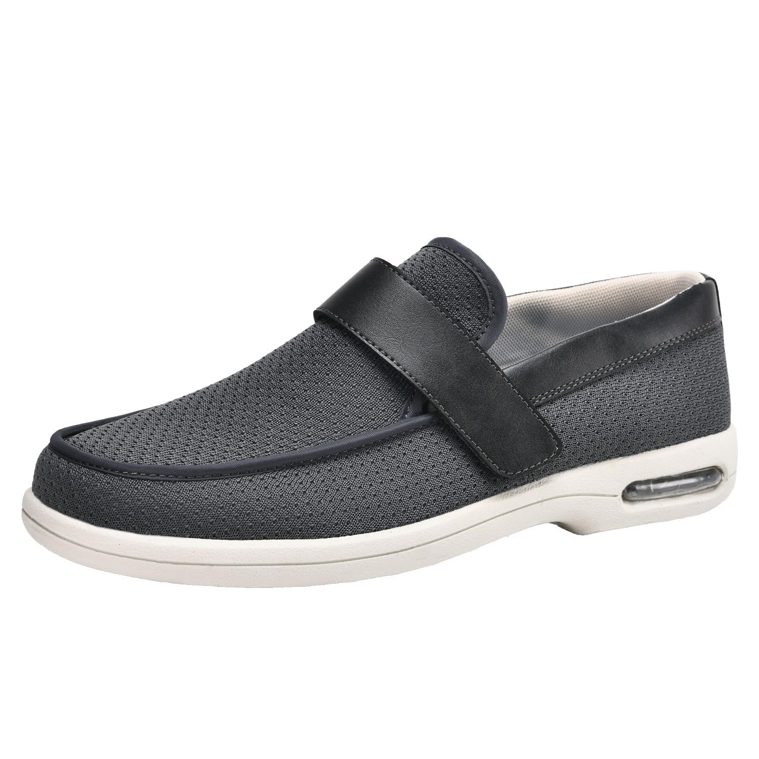 Bequeme, Weite Laufschuhe für Senioren – atmungsaktive Diabetikerschuhe, geschlechtsneutral, sanft zu geschwollenen Knöcheln und Füßen,Grey,52