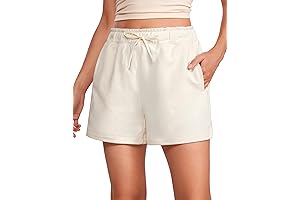 CRZ YOGA Lounge Shorts - Comfy Cotton Workout Shorts for Women