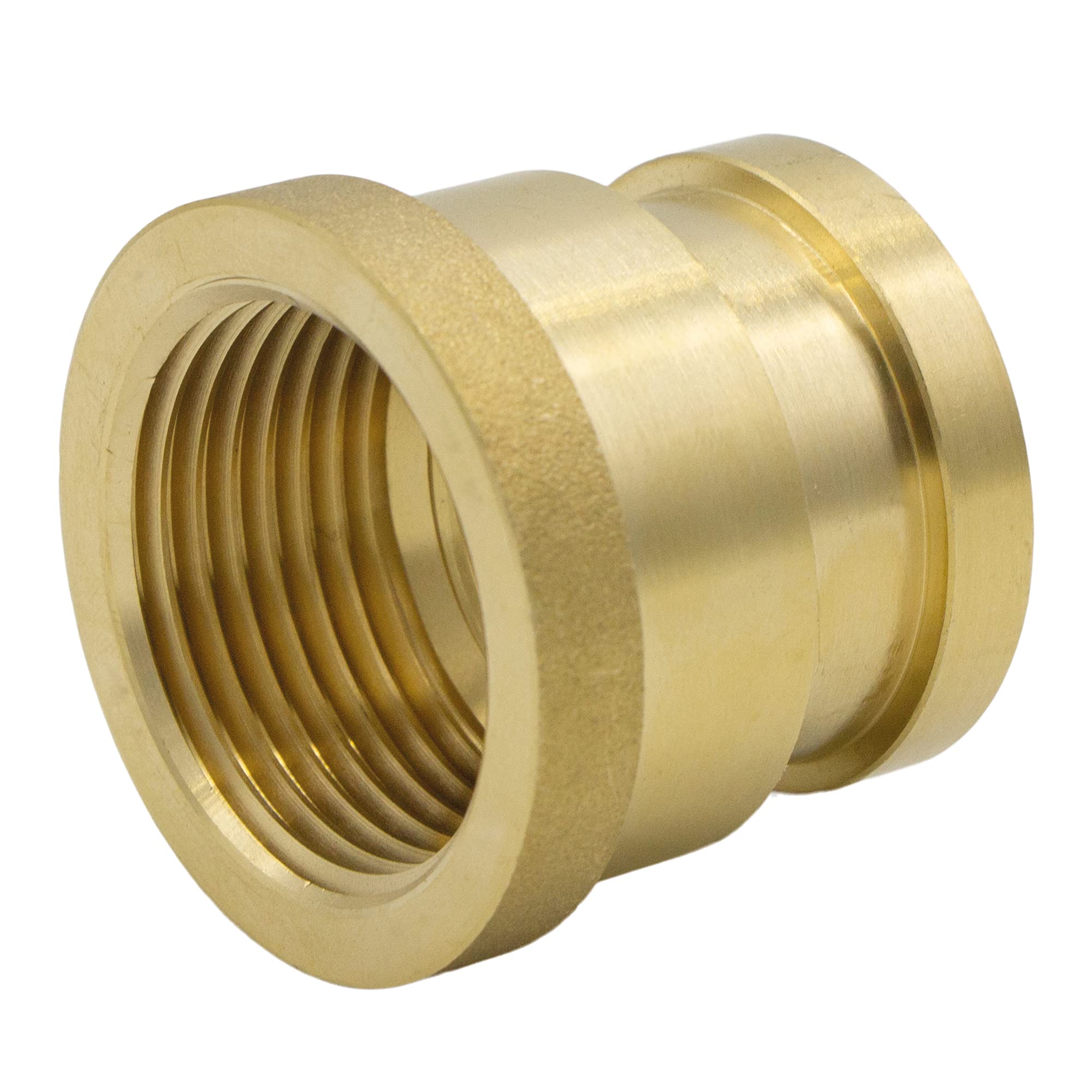 VARIOSAN Reducing sleeve 15600, 1 inch x 3/4 inch female thread, brass