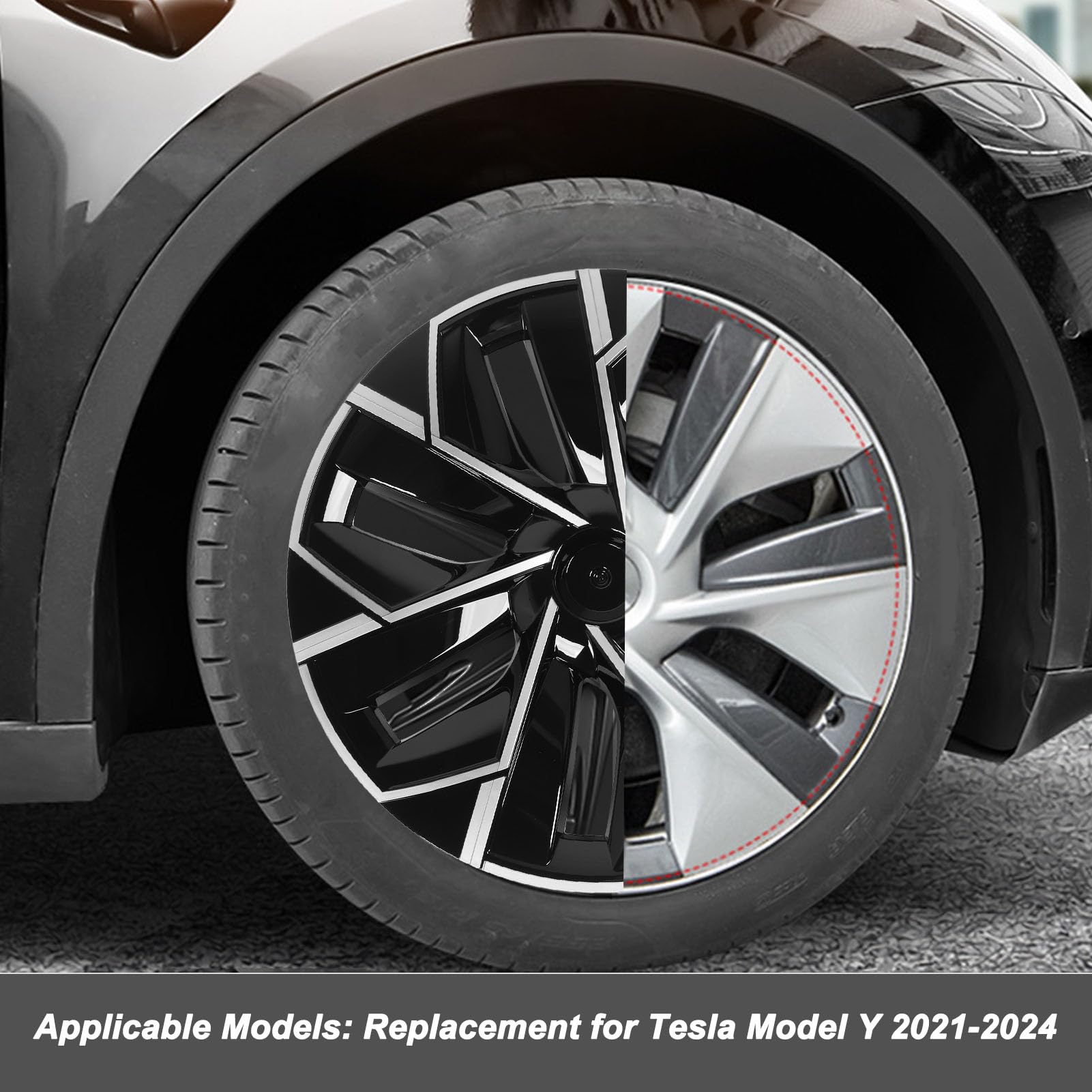 Amazon | Tesla Model Y 2021～2024用19インチホイールカバー