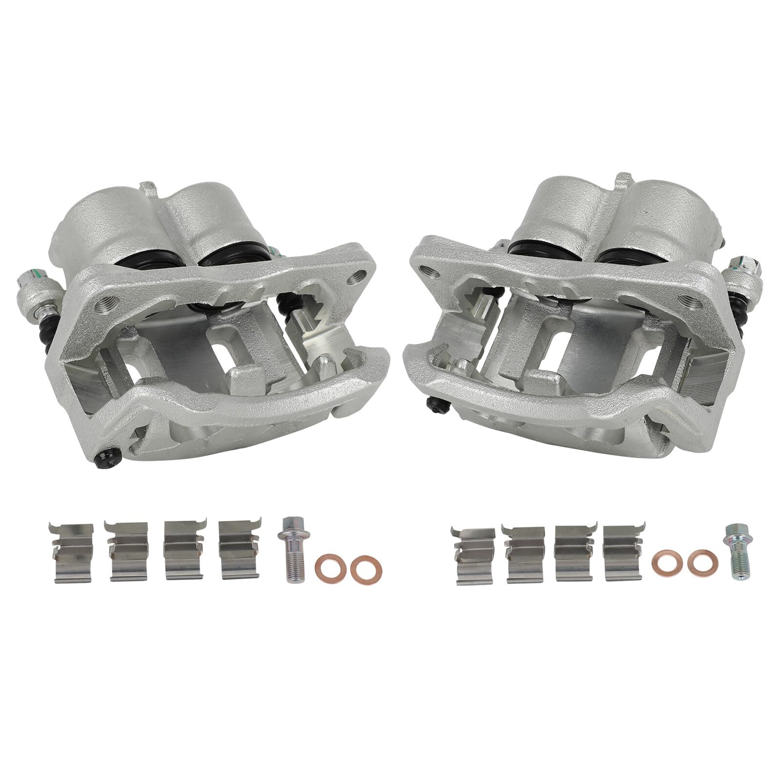 cciyu Front Left &amp; Right Brake Calipers Assembly w/Bracket 18B5026 18B5027 2007 2008 2009 For Ford For Edge