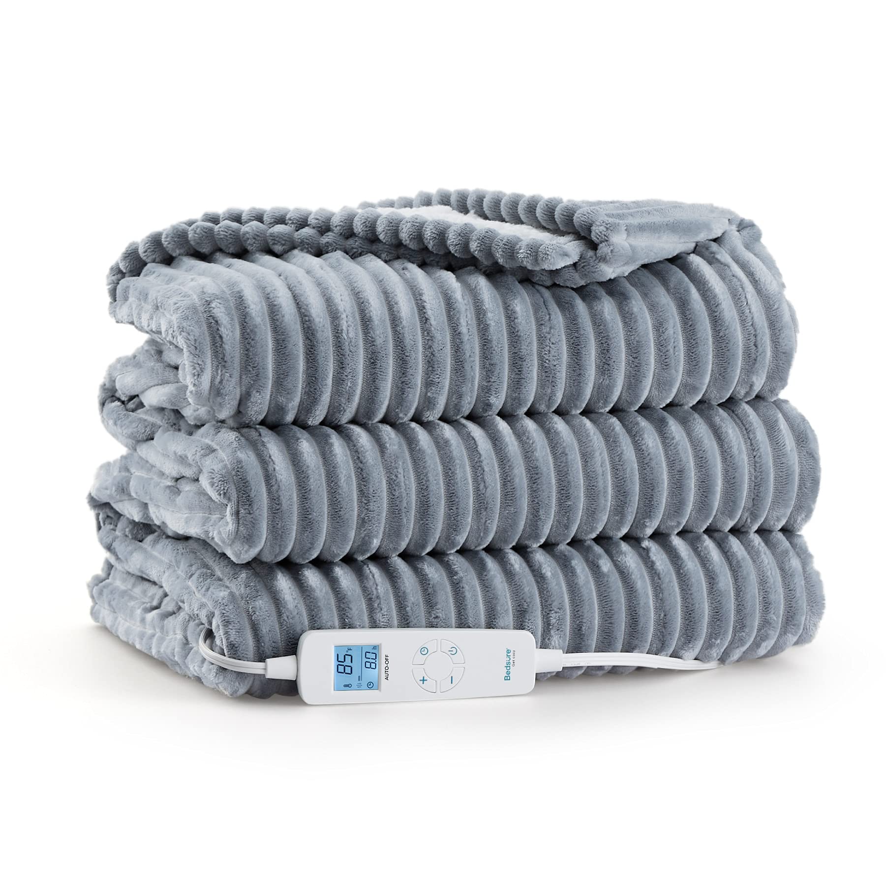 Bedsure Electric Blanket Twin for Full Bed - Heated Blanket with 6 Heating Levels & 8 Hours Auto Off Heating Blanket, ETL ...