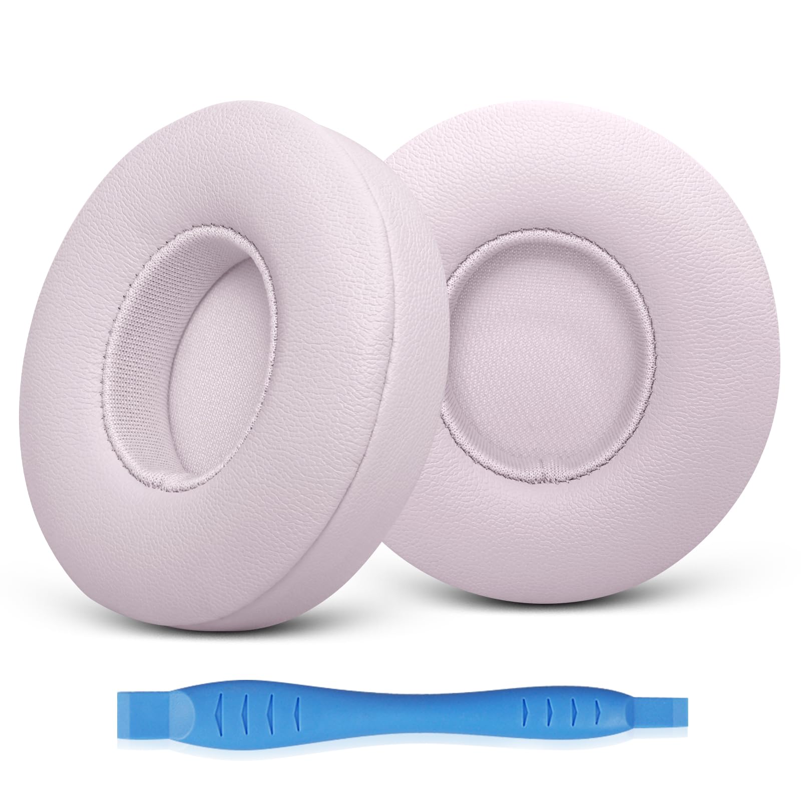 GEVO Ear Pads Replacement for Beats Solo 4 Wireless On-Ear Headphones, Earpads Ear Cushions for Solo 4 with Soft Protein Leather, Stronger 3M Adhesive