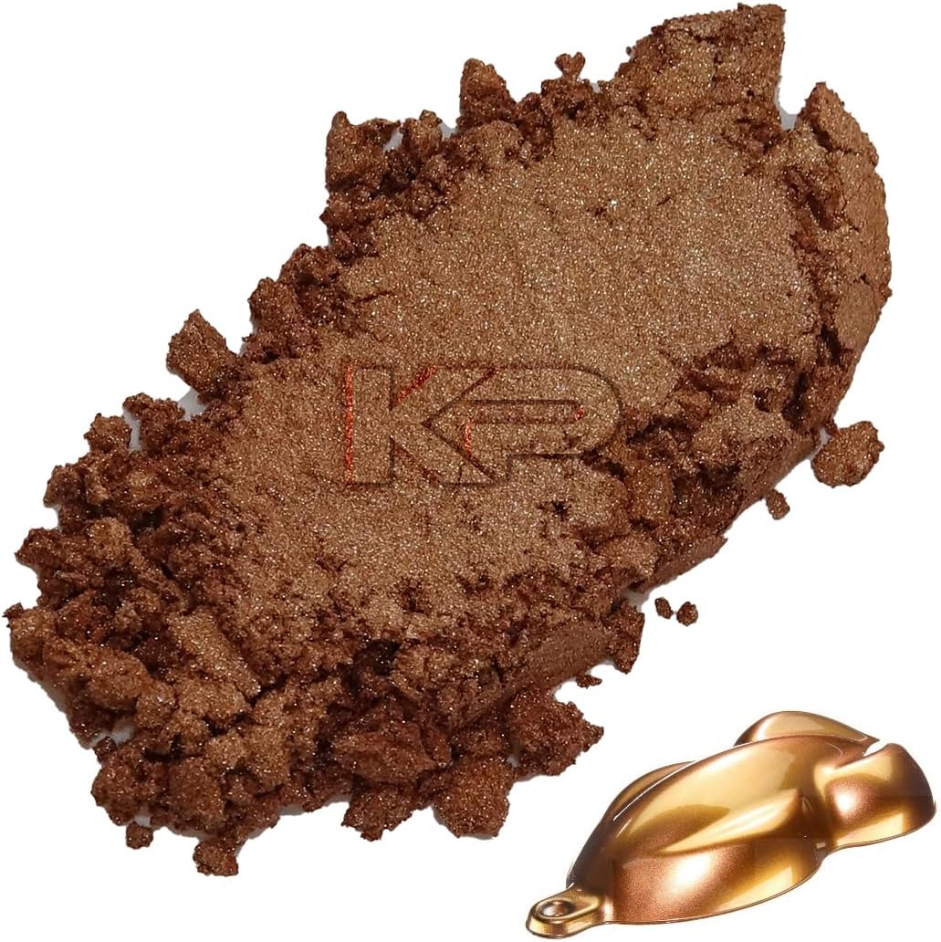 KP Pigments Penny Copper Pearlescent 100% Pure Fine Mica Powder - Naturally Pigmented Multipurpose DIY Arts and Crafts, Dye, Soap Making, Cosmetics, Epoxy Resin, Paint, and More! 1 Kg
