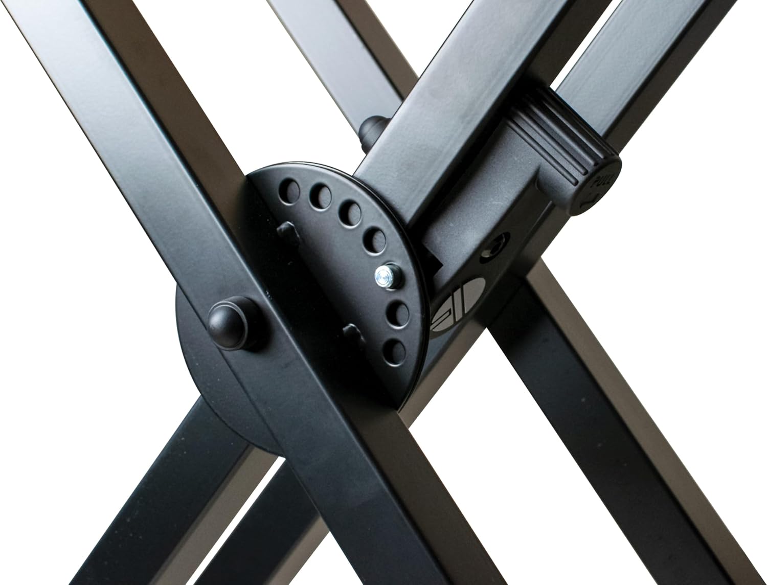 Quik-Lok Tiered, Double Brace X Electronic Keyboard Stand (QL742),black