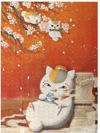 Amazon Co Jp ニャンコ先生 夏目友人帳 ジグソーパズル パズル ポスター イラスト 300ピース 面白い おもちゃ ゲーム 興味おもちゃ 漫画 アニメ ウード ストレスを解消する 子供 脳開発おもちゃ 益智 減圧 子供 モザイクアート 幼児 成人 壁飾り 木製 エコ素材 個性の