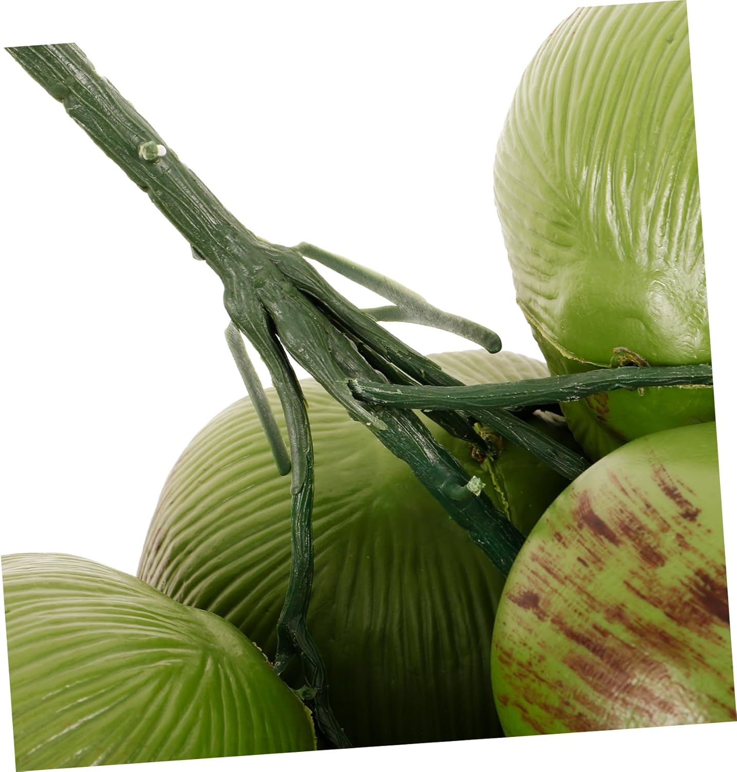 Artificial Coconuts Luau Decorations Lifelike Fake Fruit Props for Hawaiian Home Decor Simulation Fruit Coconuts