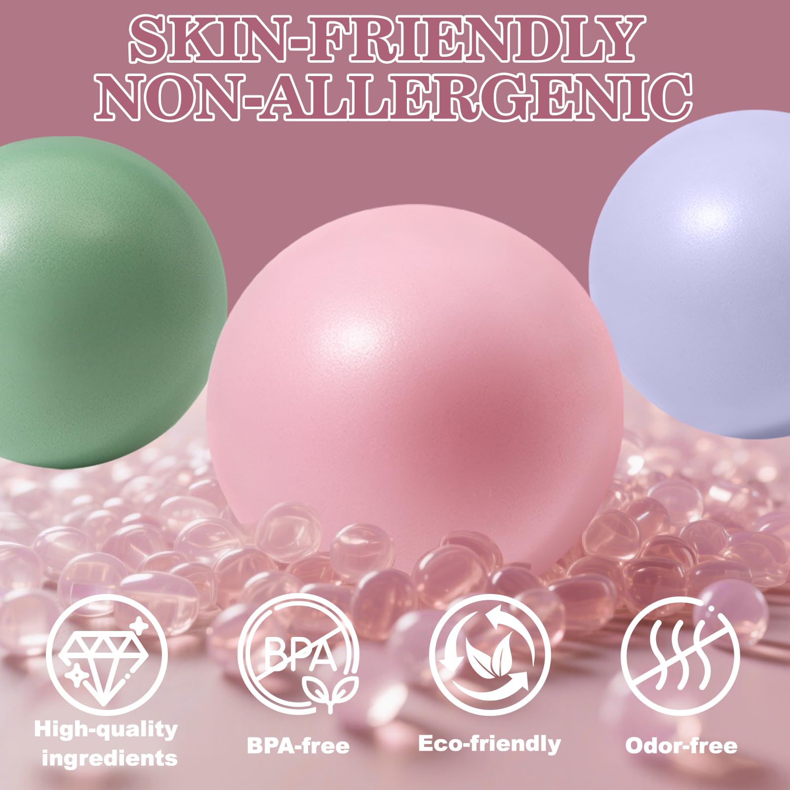 Vortix 3/6 palline da pilates, 25 cm, anti-esplosione e antiscivolo, piccola palla da ginnastica con tubo gonfiabile, palla da pilates per muscoli del pavimento pelvico, per yoga e fitness