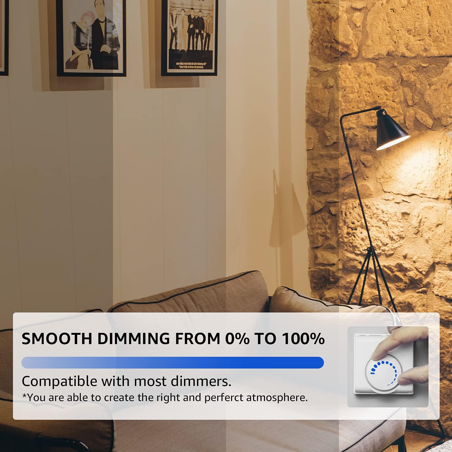 Uр Tо 60% оƒƒ Led Light Bulbs 10 Watt [60 Watt Equivalent], A19 - E26 Dimmable, 2700K Soft White, 800 Lumens, Medium Screw Base, Energy Star, UL Listed by Mastery Mart (Pack of 6)