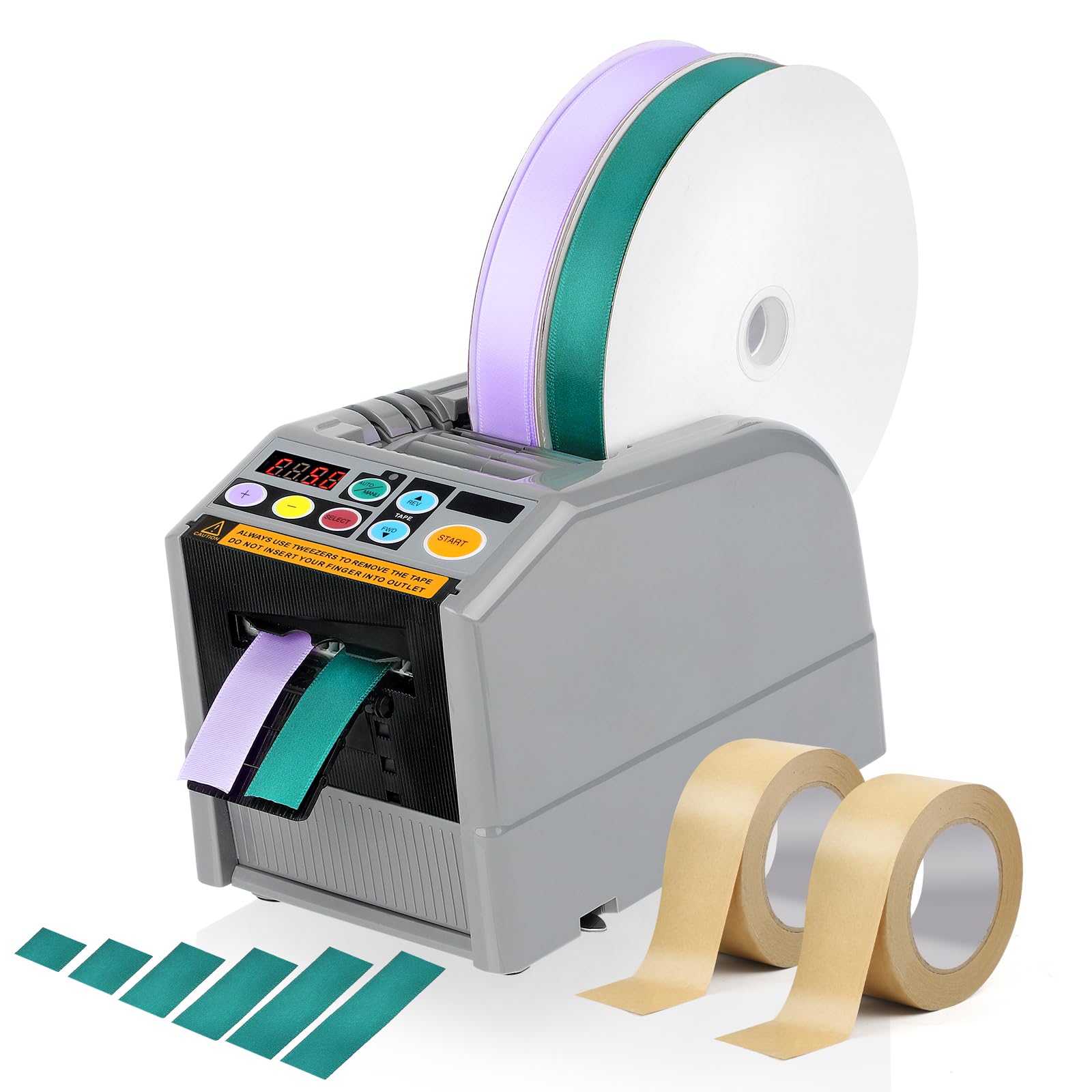 Ribbon Cutting Machine, 999mm Automatic Tape Dispenser, Dual Modes for Precision Cutting, Ideal for Factories, Schools, Gift Shops, and Home