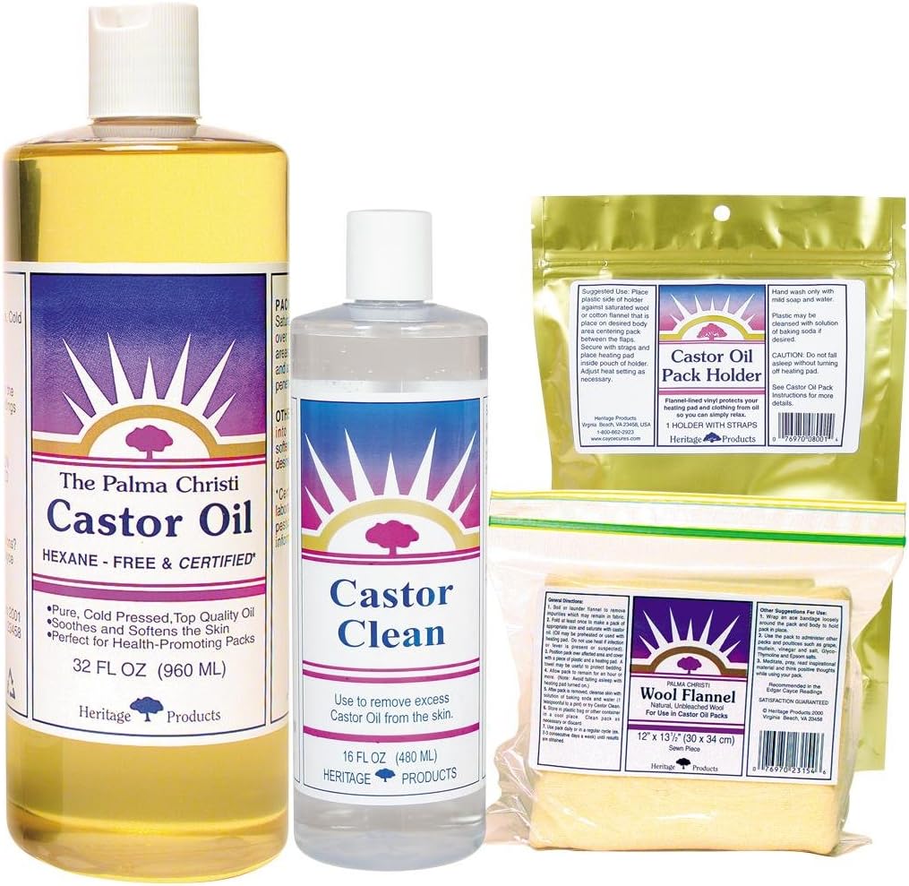 Castor Oil Therapy Kit Everything Else