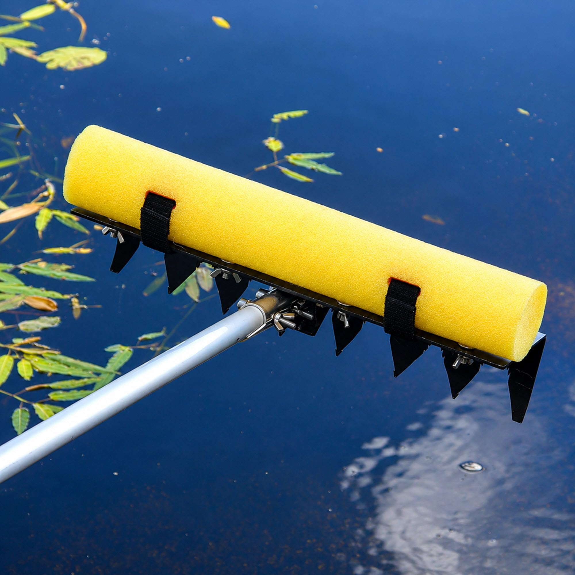 JAW 3 Schilfschneider mit Teleskopstiel | Drei Messer für hohe Schneidleistung bei Schilf und Wasserpflanzen