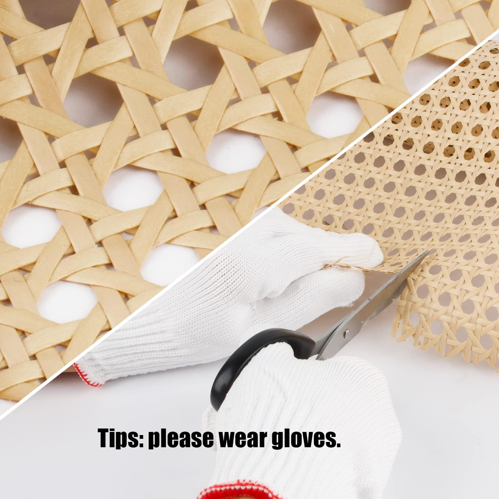 BETESSIN Wiener Geflecht Stuhl Möbel 35x100cm PE Breite Rattan Gurtband Wasserdicht Stuhlgeflecht Rattanstuhl Reparatur Wabengeflecht Möbel Dekoration für DIY Handwerk Beige