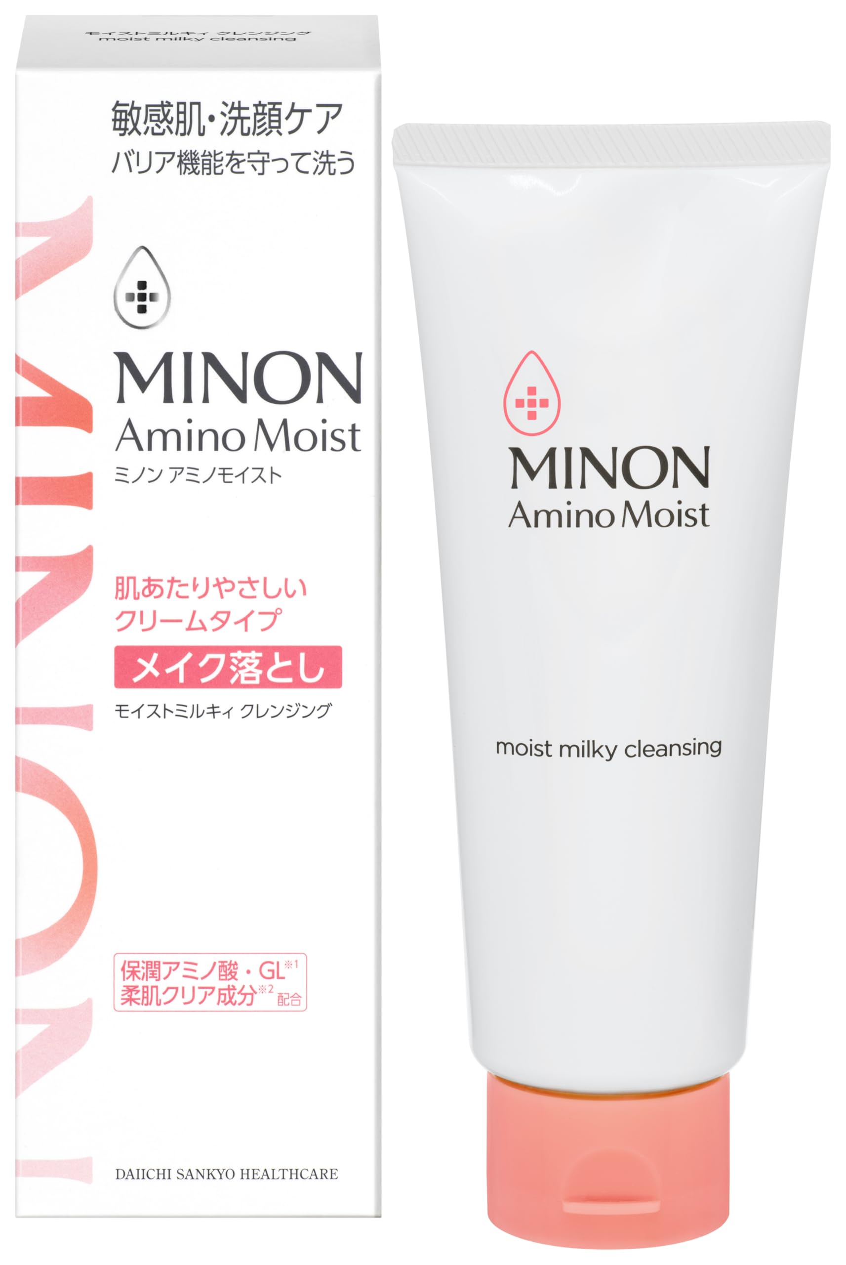 ミノン アミノモイスト モイストミルキィ クレンジング 100g 【敏感肌向け】【低刺激性処方】メイク落とし クリームタイプ【Amazon.co.jp限定】