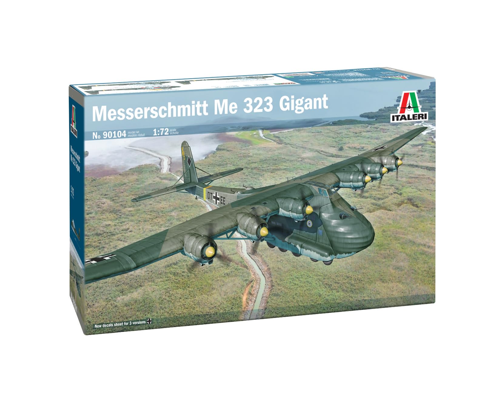 Italeri 90104 Messerschmitt Me 323 Gigant Plastic Model Kit 1:72 New