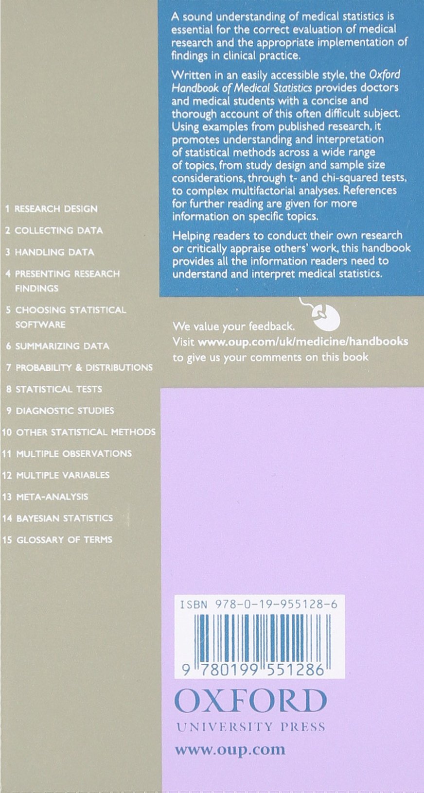 Oxford Handbook of Medical Statistics