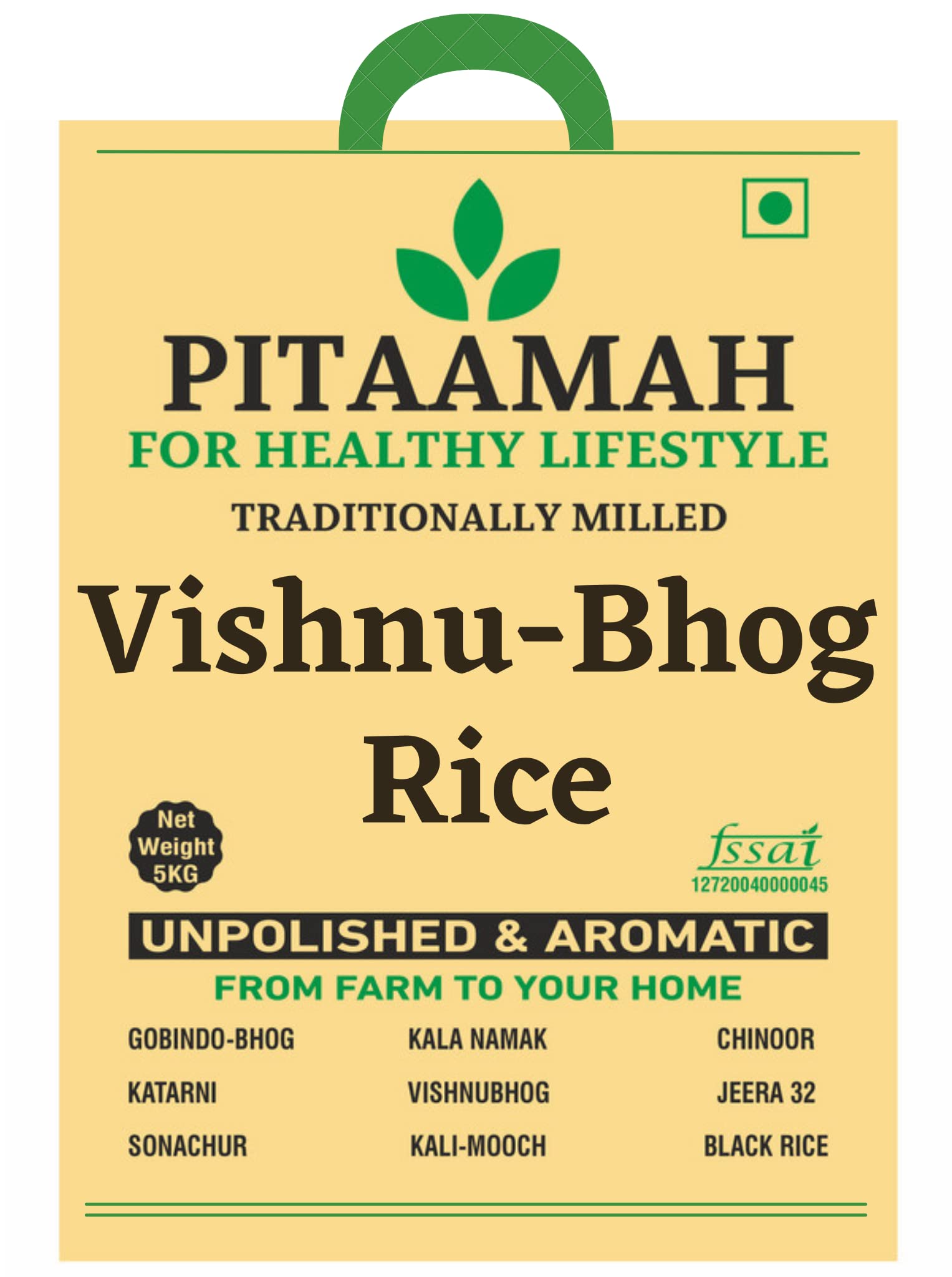 Pitaamah VishnuBhog Rice - 5kg Bag - Jeera 32 Rice - Kanak Jeera Rice - Aromatic Rice - Unpolished Rice - Directly from Farmers (B0BQ6P4NNW) Amazon Price History, Amazon Price Tracker