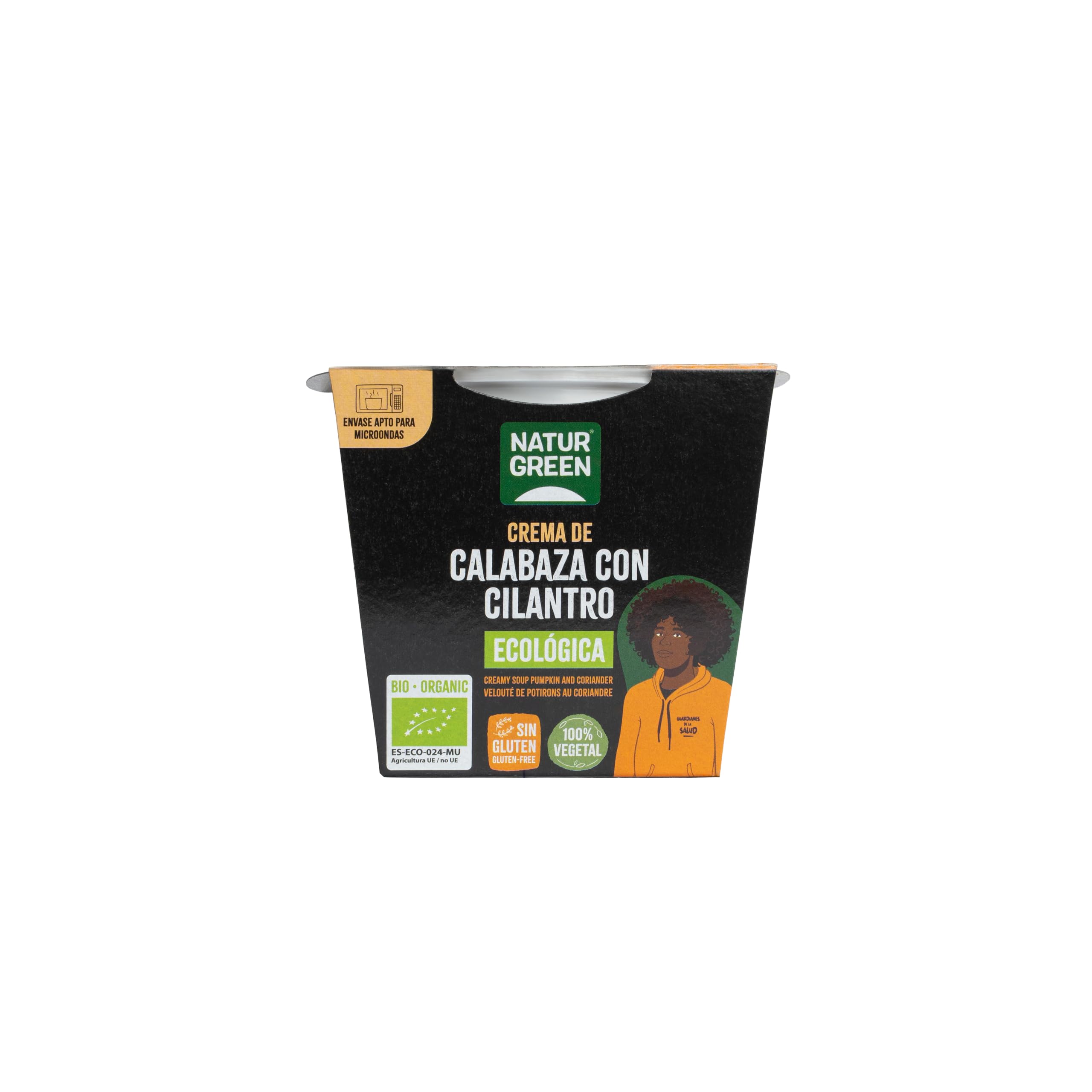 NATURGREEN CREMA CALABAZA CILANTRO 310 gr