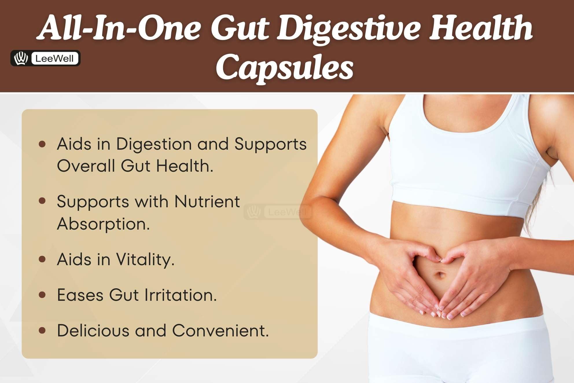 Zincasin-Pro Digestive Enzyme Capsules with Probiotics, Zinc Carnosine & L-Glutamine | Slippery Elm, Aloe Vera & Vitamin U | Digestion & Gut Health Support - 30 Capsules (by LeeWell) — Amazon image 8