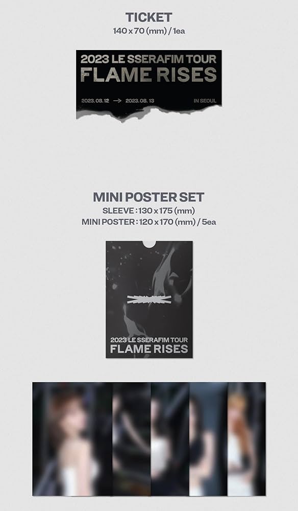 LE SSERAFIM FLAME RISES FC限定　ソウル チェウォン Weverse LE SSERAFIM Image - 2023 LE SSERAFIM TOUR 'FLAME