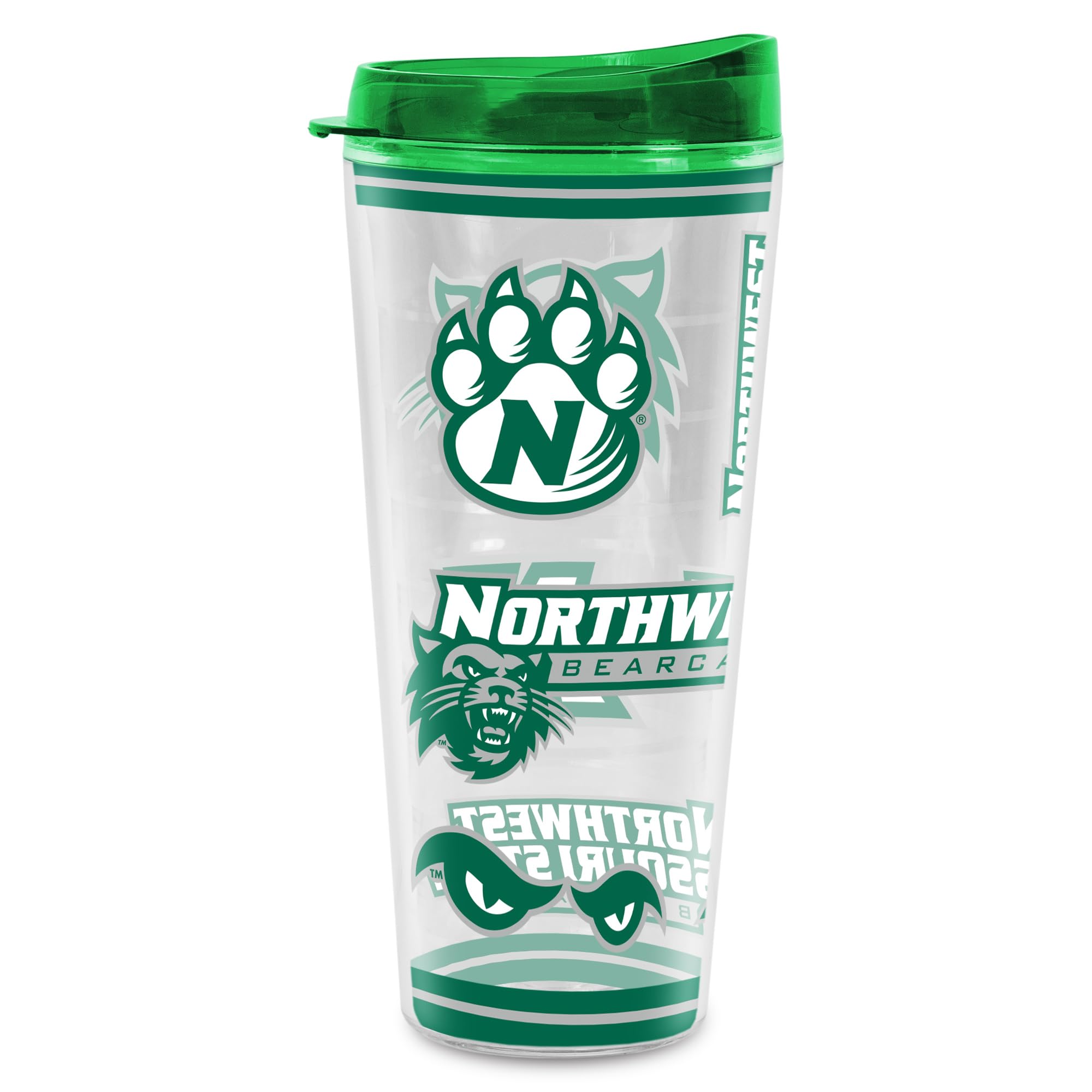 Rico Industries NCAA College Double Wall Mayhem 16oz Or 20oz Tritan Tumbler W Lid