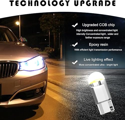 Miniatura 6 de Ajxn 30 lámparas de lectura para automóvil, paneles de fibra de vidrio impermeables de 12 V 6800 K, lámparas de placa de matrícula de un solo punto,