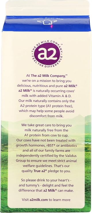 A2 Milk, Milk 2% Reduced Fat, 59 Fl Oz