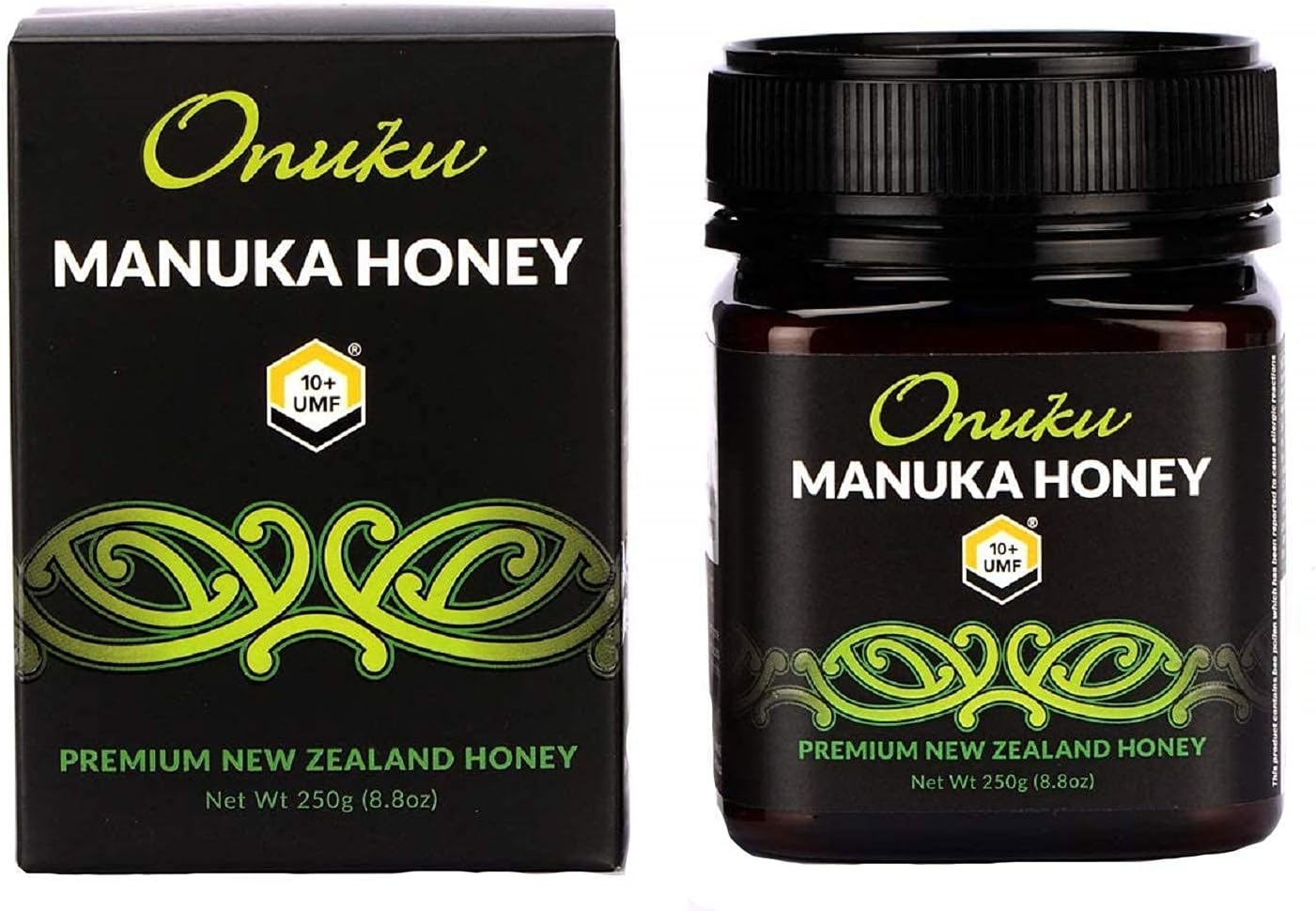 Onuku Premium New Zealand UMF 10+/MGO 264+ (250G) Authentic Manuka Honey | 100% Pure Mineral Rich Properties Non GMO Unpasteurized Certified Delicious Honey