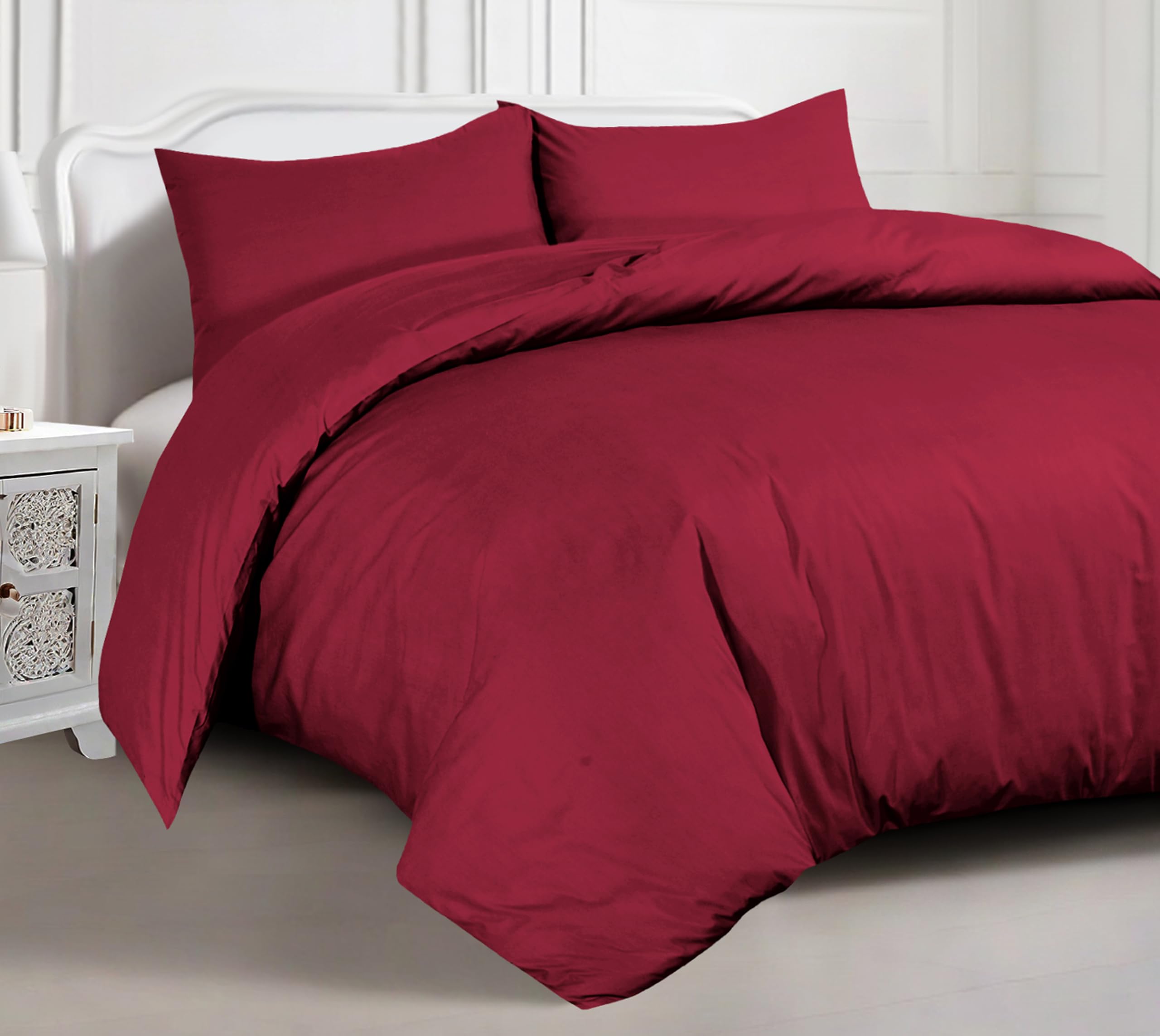 Crescent Textile 200TC Duvet Cover Bedding Set Single, Double, King - Image 2