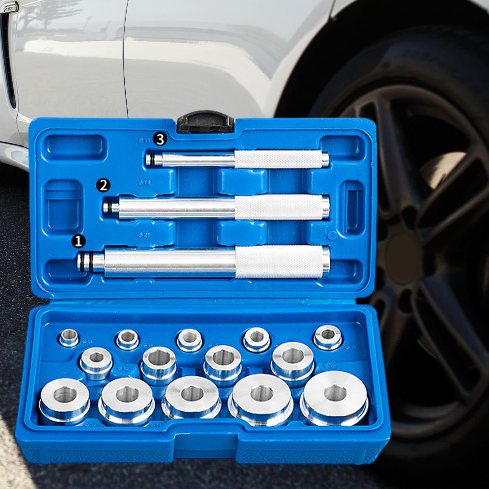 Kit de 17 Pièces pour Le Montage de Bagues de Roulement et de Joints D'étanchéité des Roulements.