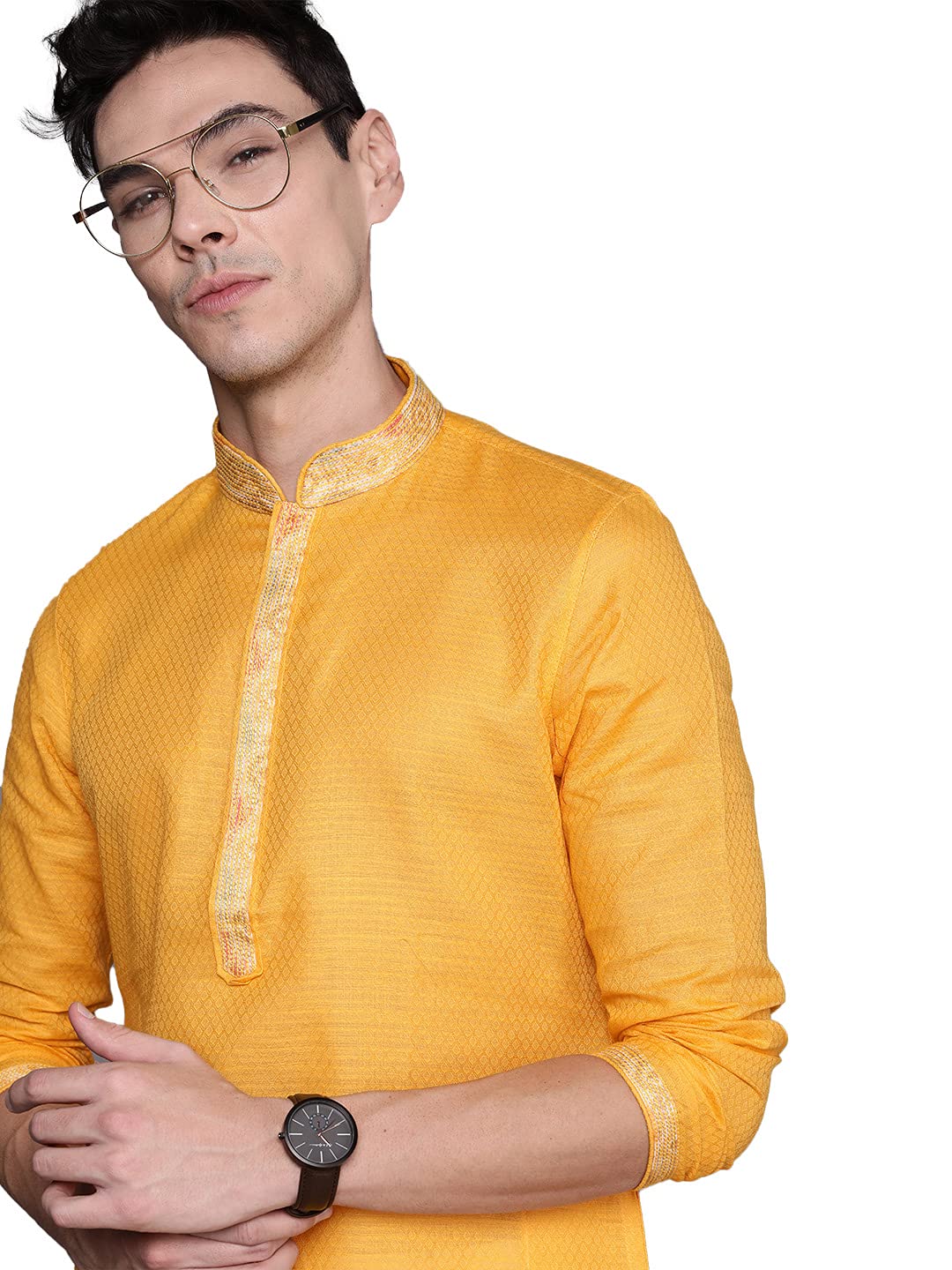Manyavar Męski zestaw Kurta i Churidar