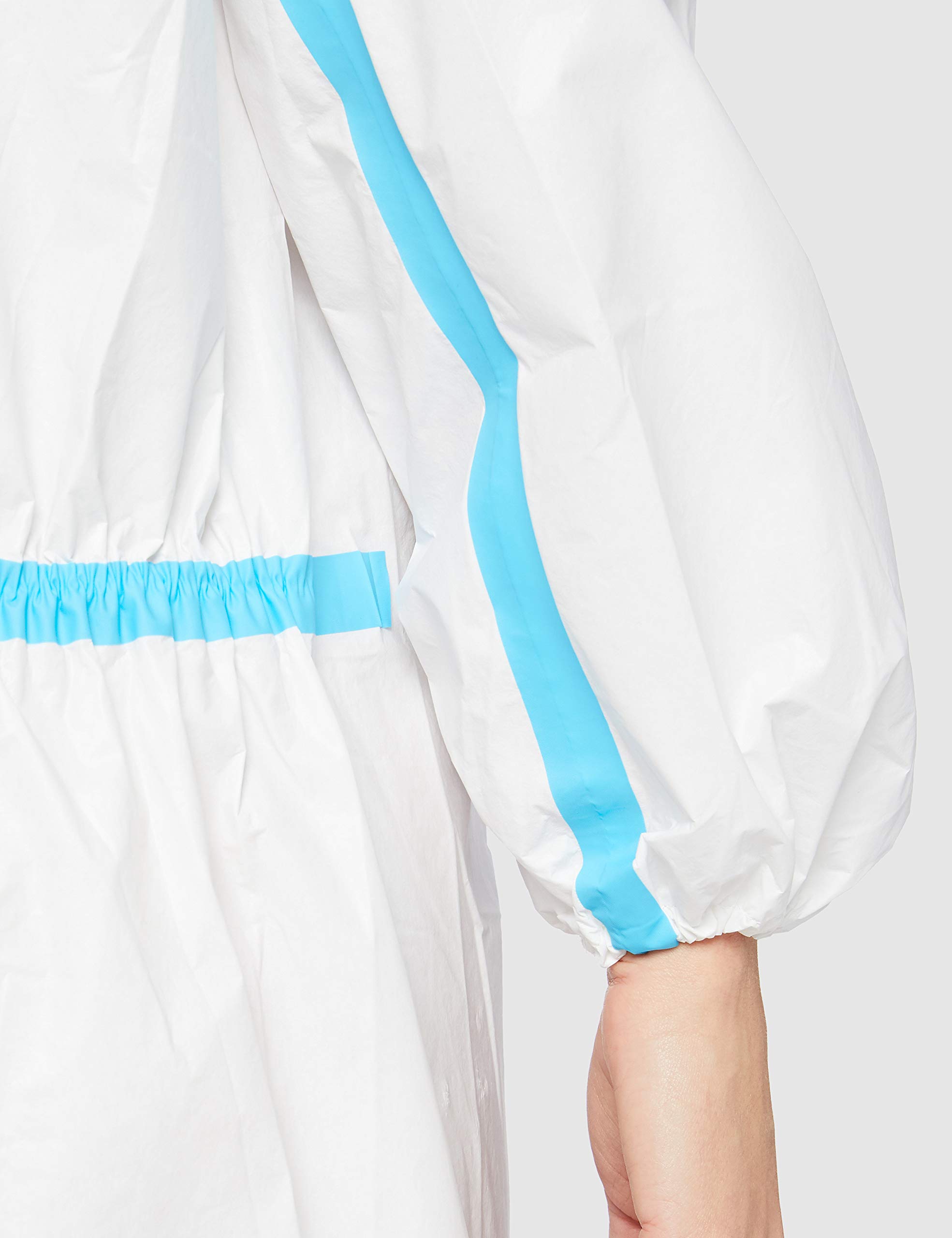 Overoles de Protección Desechables Médicos, No Esteriles, Tamaño M, 165 cm (Paquete de 40 Piezas)