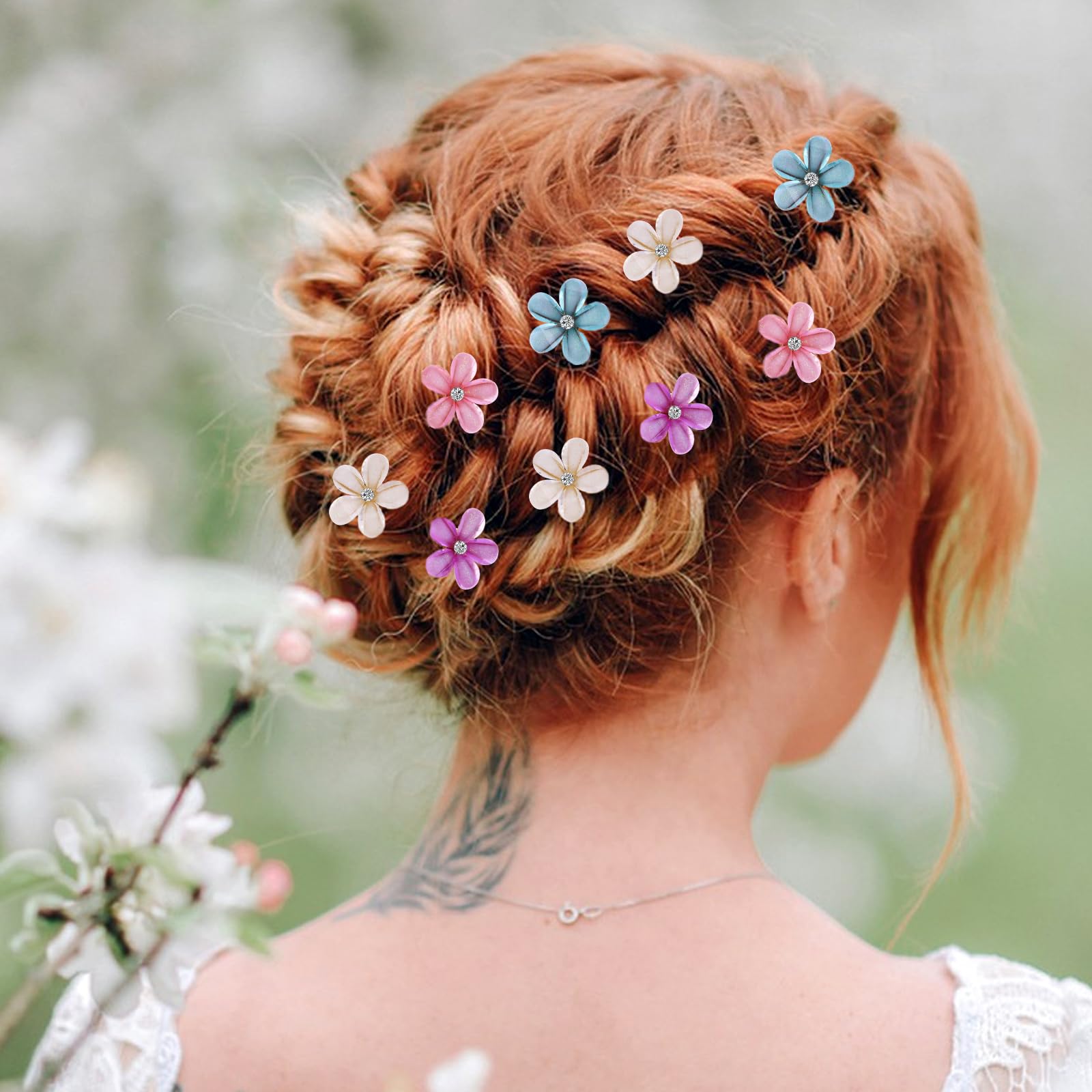 Amabro 16PCS Flower Hair Claws - Image 2