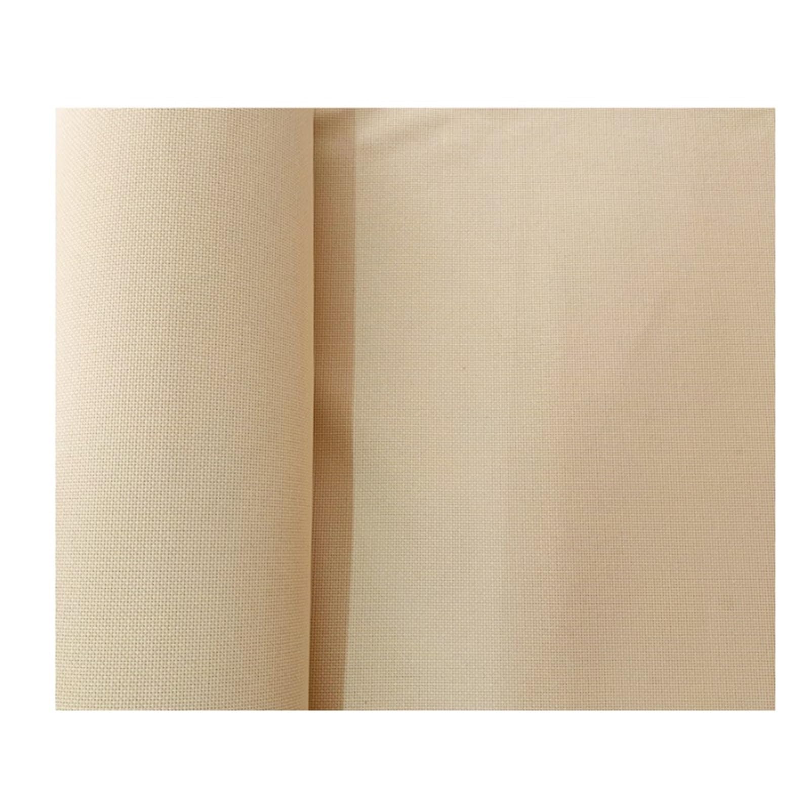 Tela Aida Per Punto Croce Tela Aida for punto croce, 11 ct, 14, 18, 16, 25, tela di cotone contato for, riserva caffè chiaro(25ct,75-75)