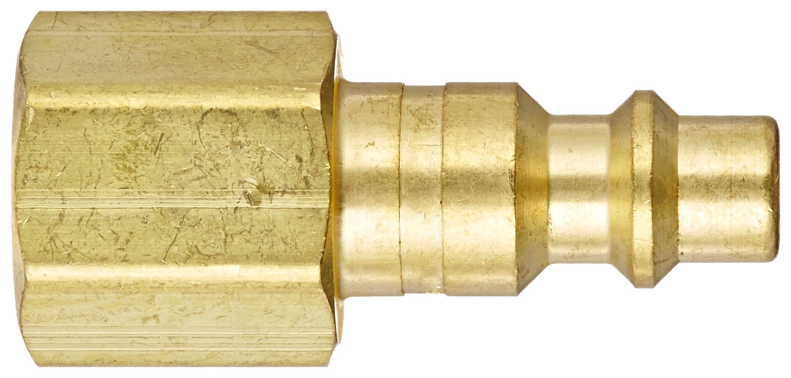 Eaton Hansen 11B Brass 1000/400/500 Series, Industrial Interchange, Coupler Plug, 1/4