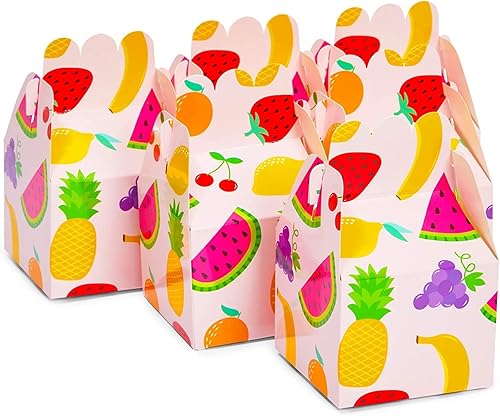 Miniatura 7 de Sparkle and Bash Paquete de 36 cajas de recuerdo de fiesta Twotti Frutti, decoraciones de segundo cumpleaños (3.5 x 2.75 pulgadas)