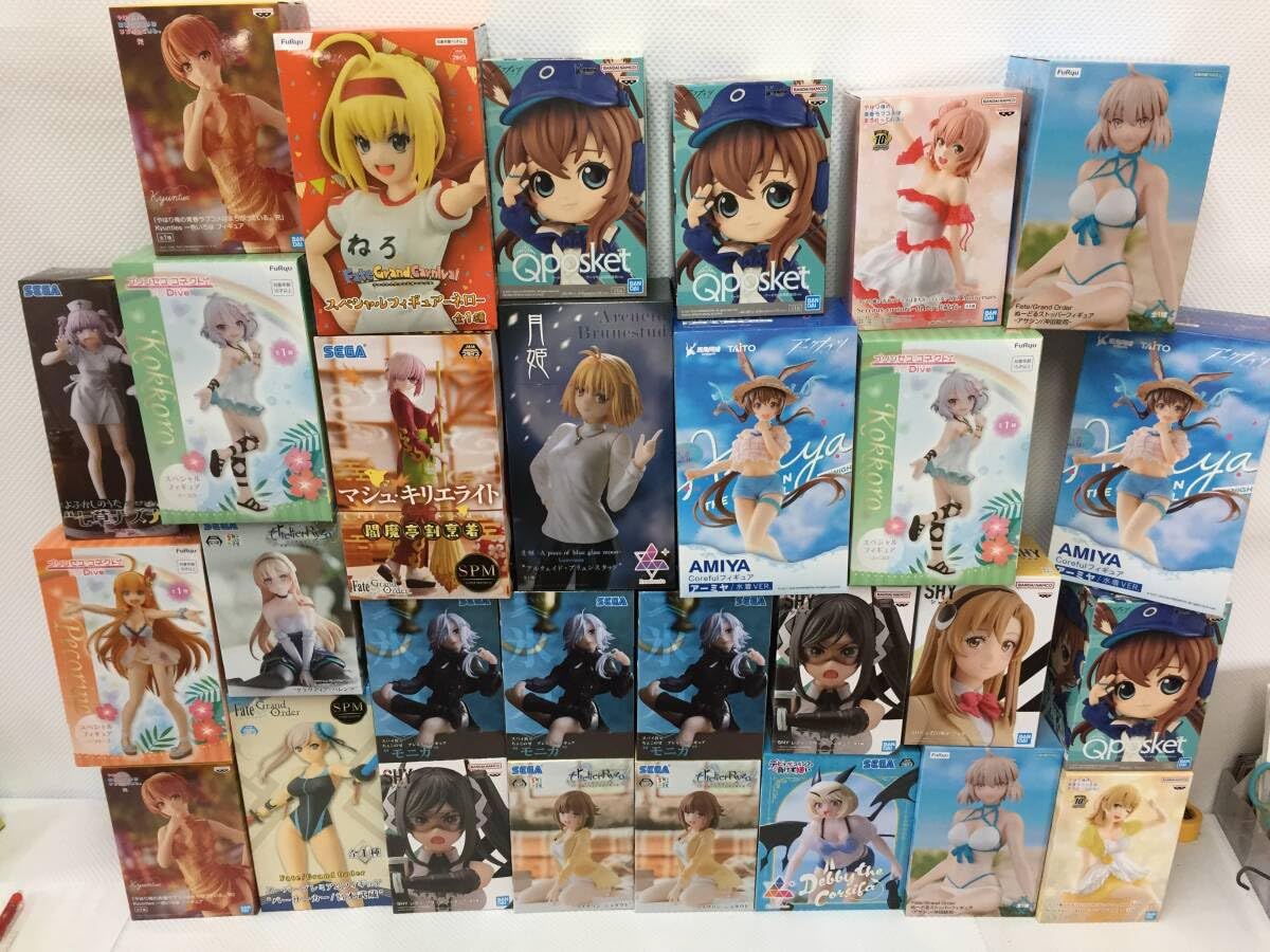 Amazon | okQ908# 美少女系 フィギュア 売り 29点 セット 開封済み 二 