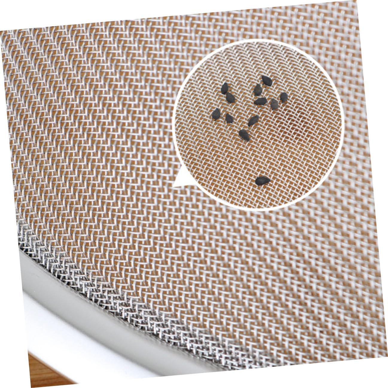 Colador Adecuado para Enjuagar y Escurrir Alimentos para Arroz y Verduras de Malla de Acero Inoxidable Cesta Resistente Doble Drenaje para Cocina y Hogar