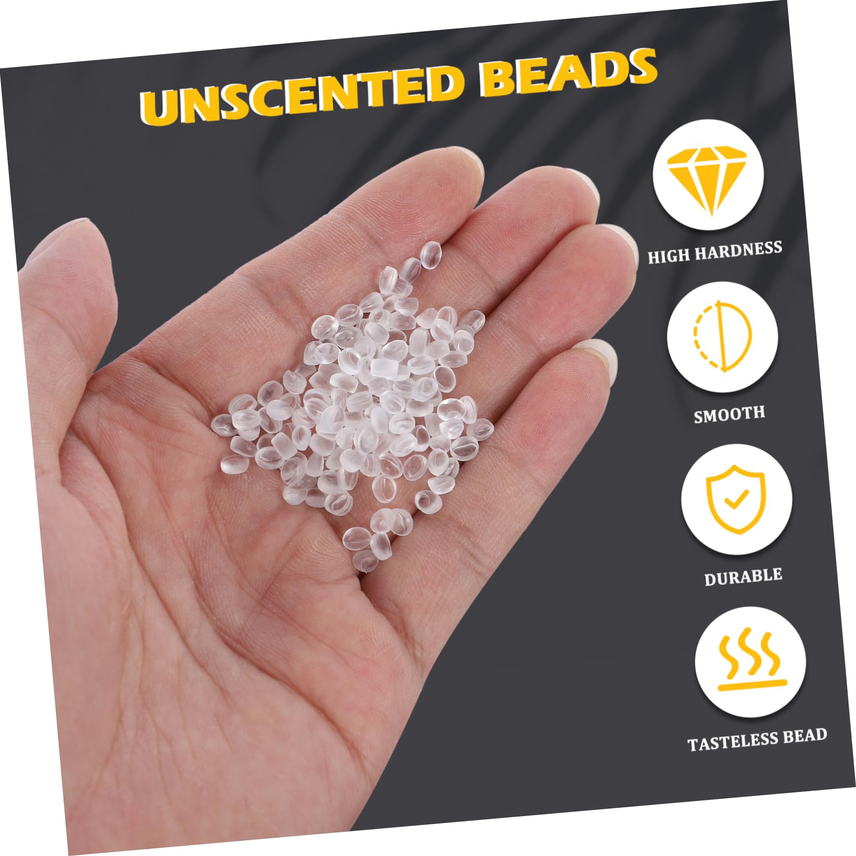 Mobestech Perline Eva Inodore da 1kg per Deodorante Ambiente Fai-da-te, Perline Riempitive senza Profumo in Sacchetto Bianco, Effetto Decorativo e Materiale Resistente