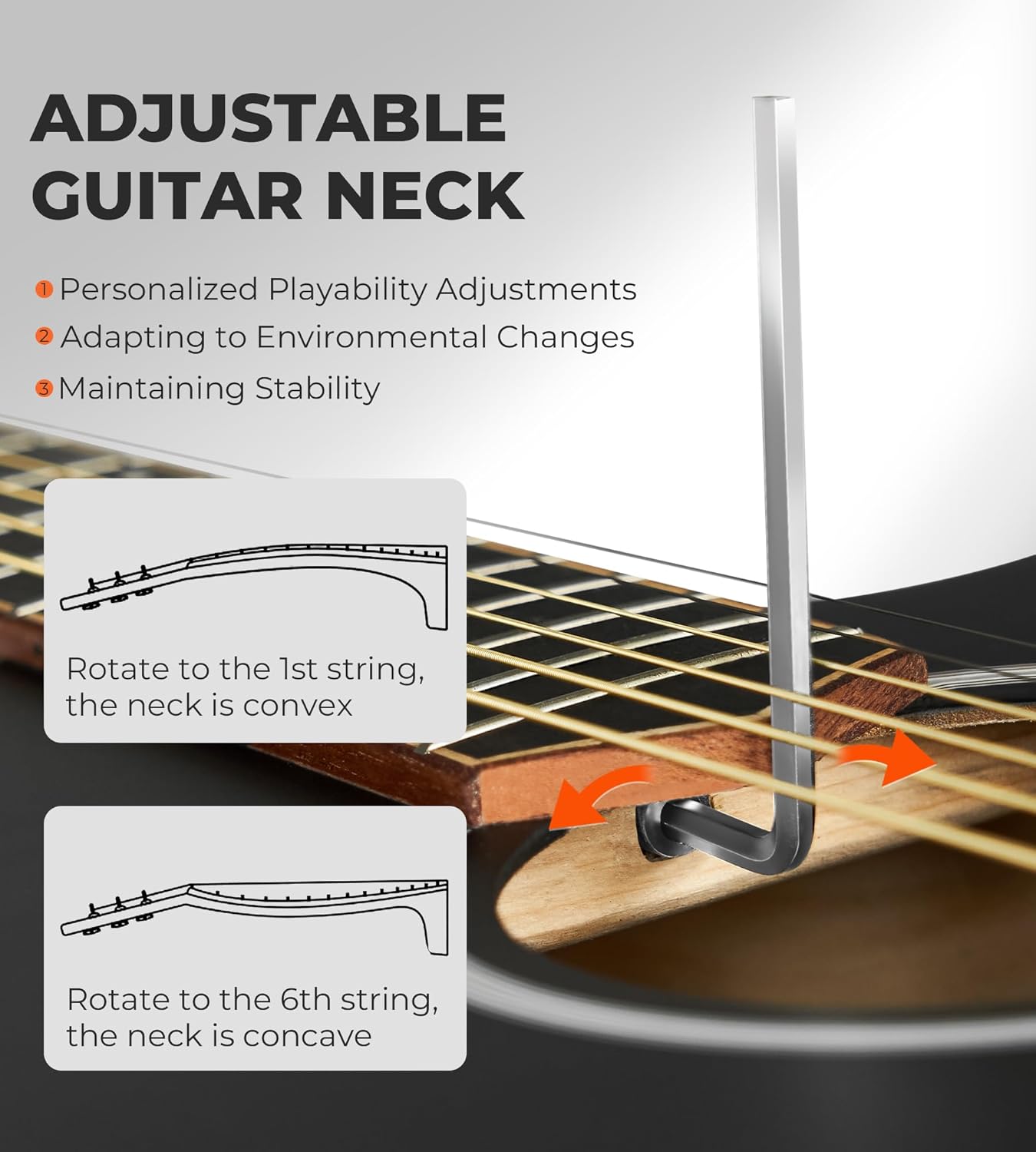 Vangoa 41" Acoustic Guitar Bundle for Adults Beginners Teens Dreadnought Full Size Cutaway Guitarra Acústica Kit with Wooden Bindings, Gig Bag, Tuner, Steel Strings, Capo, Strap, Black